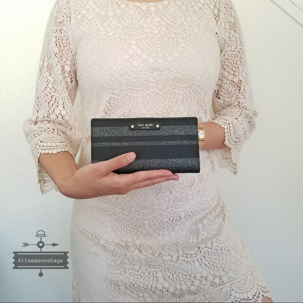 Kate spade NY Stacy HANI Haven Wallet stripe NWT - Picture 5 of 6